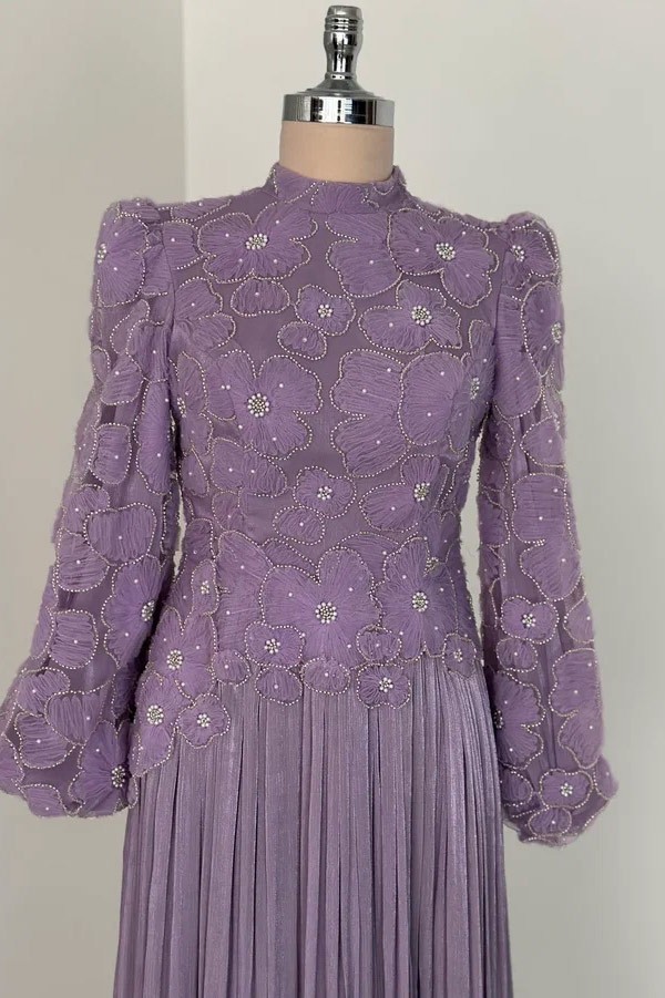 Kitty Evening Dress Lilac
