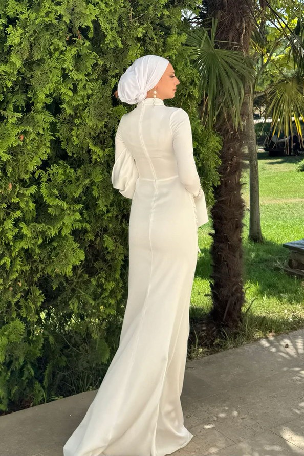Ela Evening Dress White