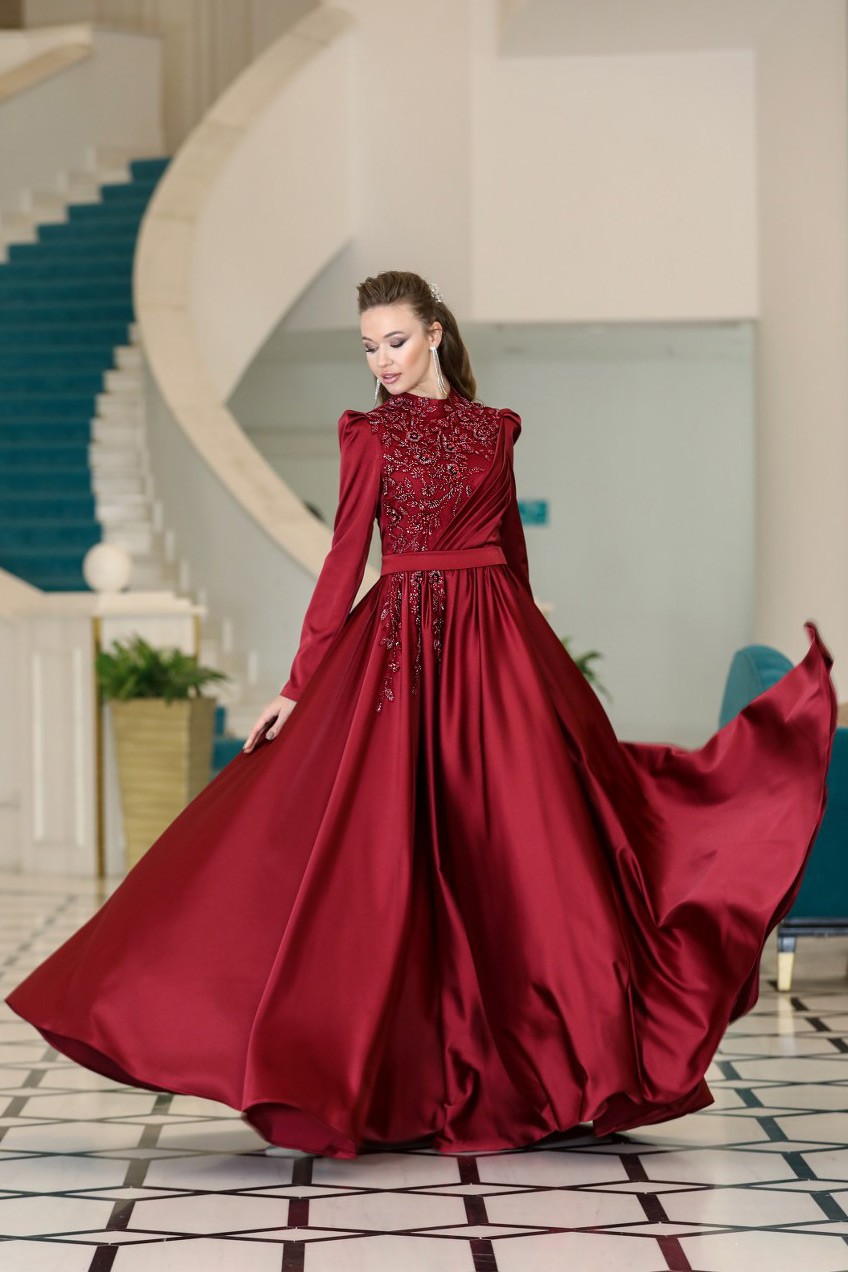 Ezgi Abiye Bordo