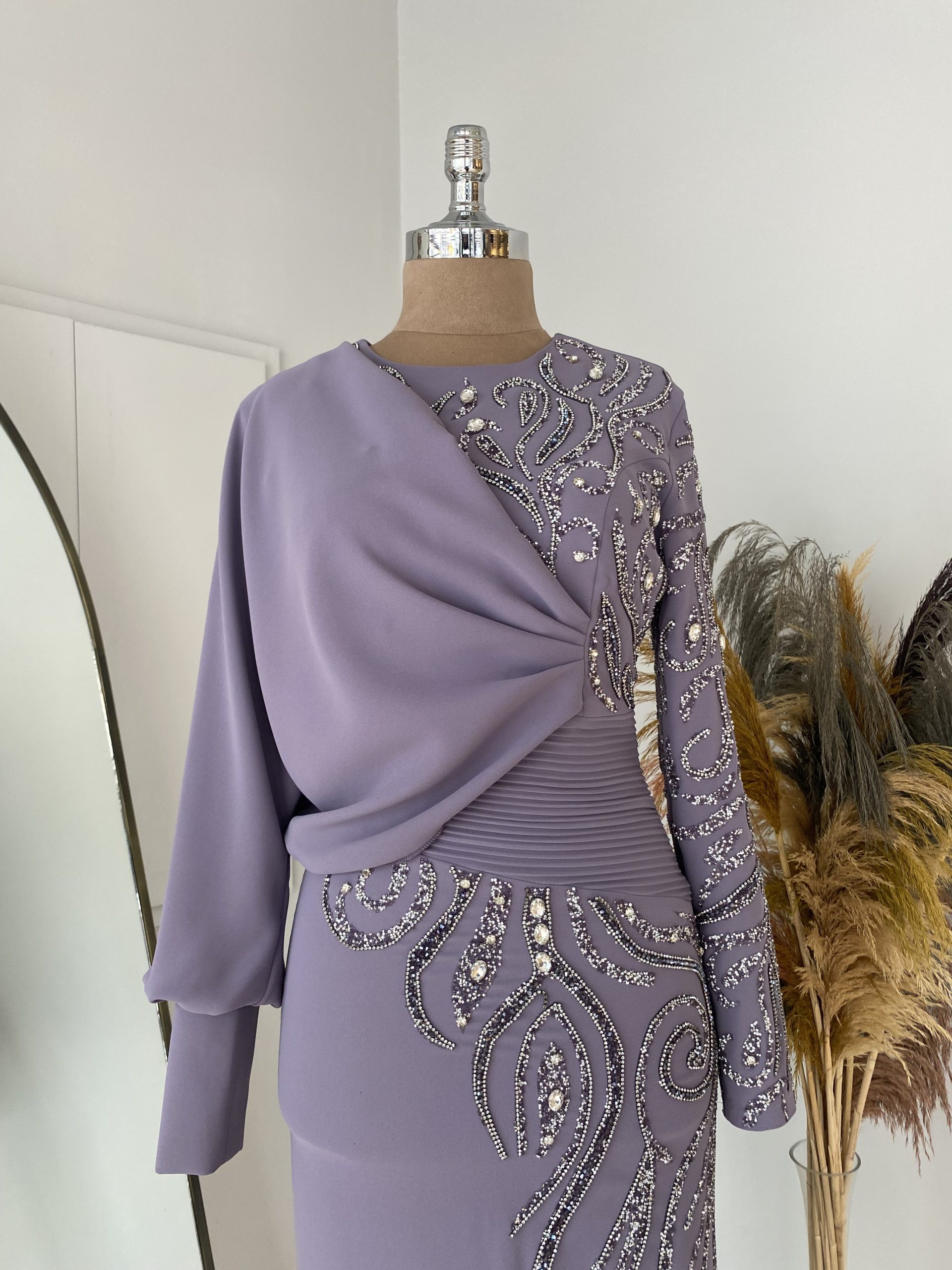 Oylum Evening Dress Lilac