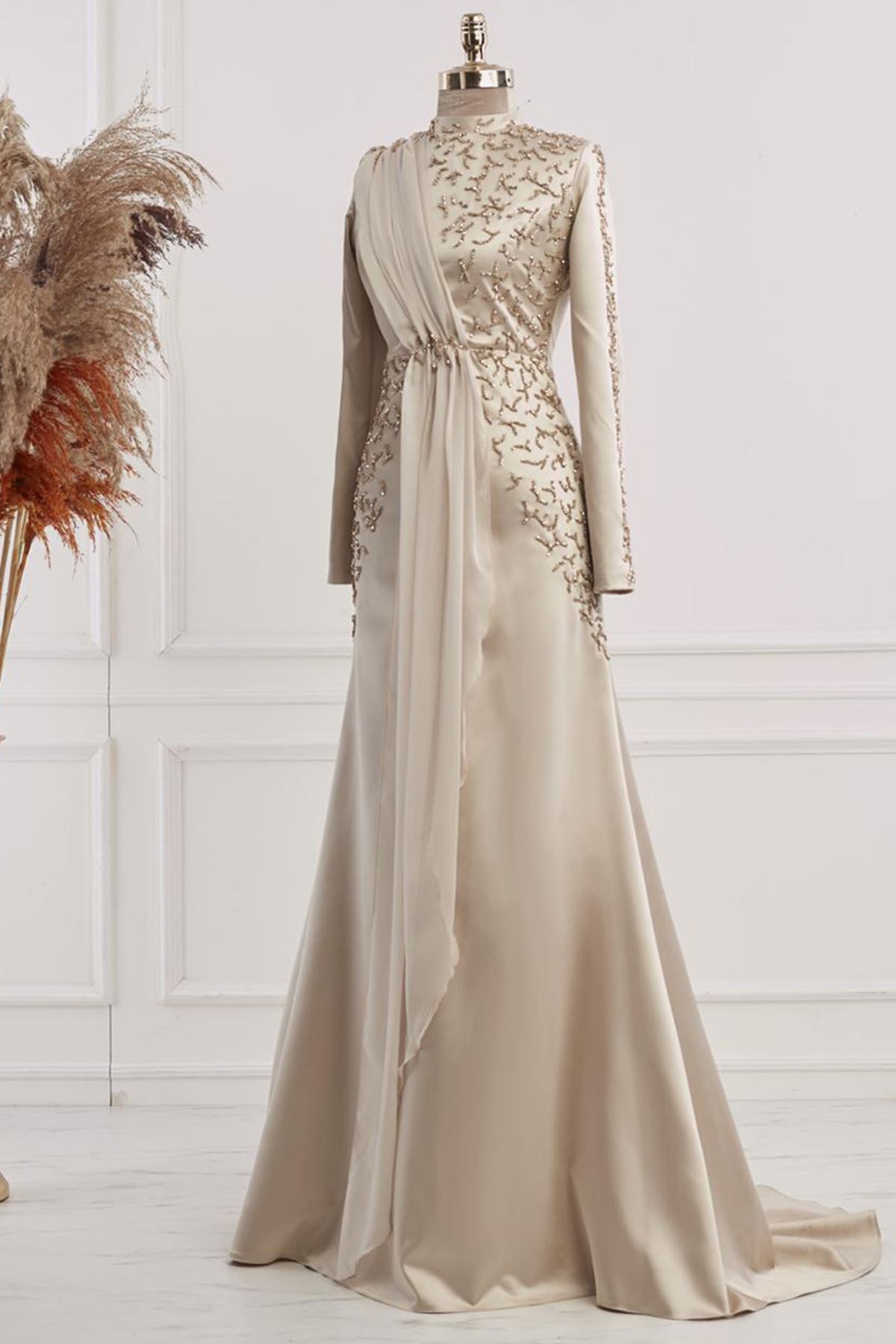Miray Evening Dress - GOLD
