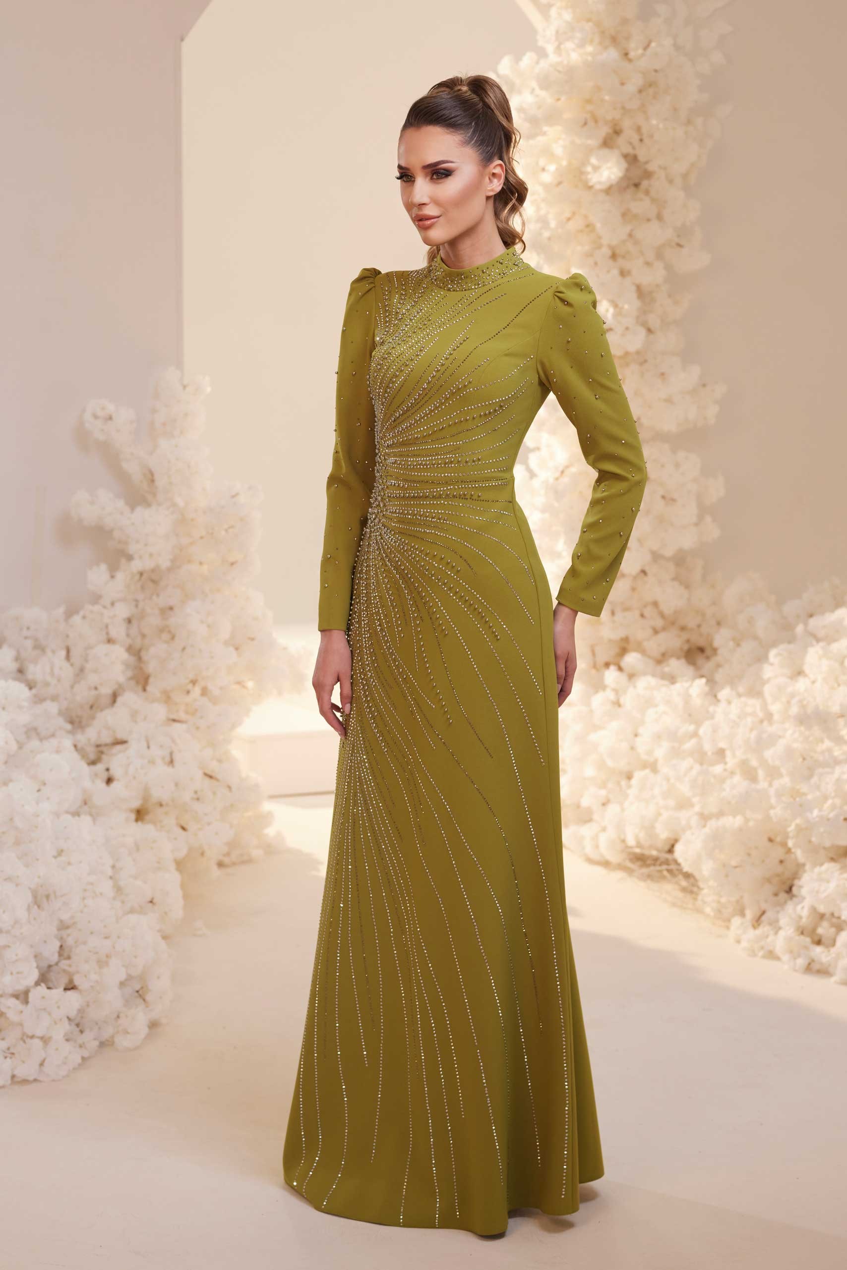 Asen Modest Evening Dress