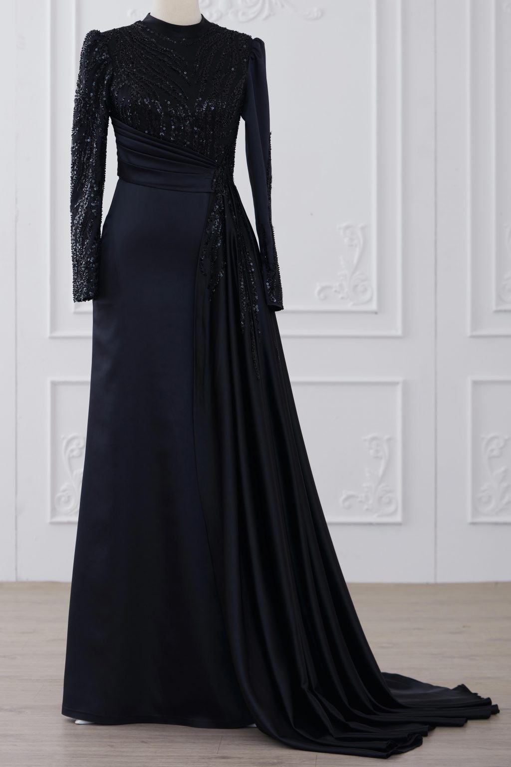 Tılsım Evening drees - BLACK