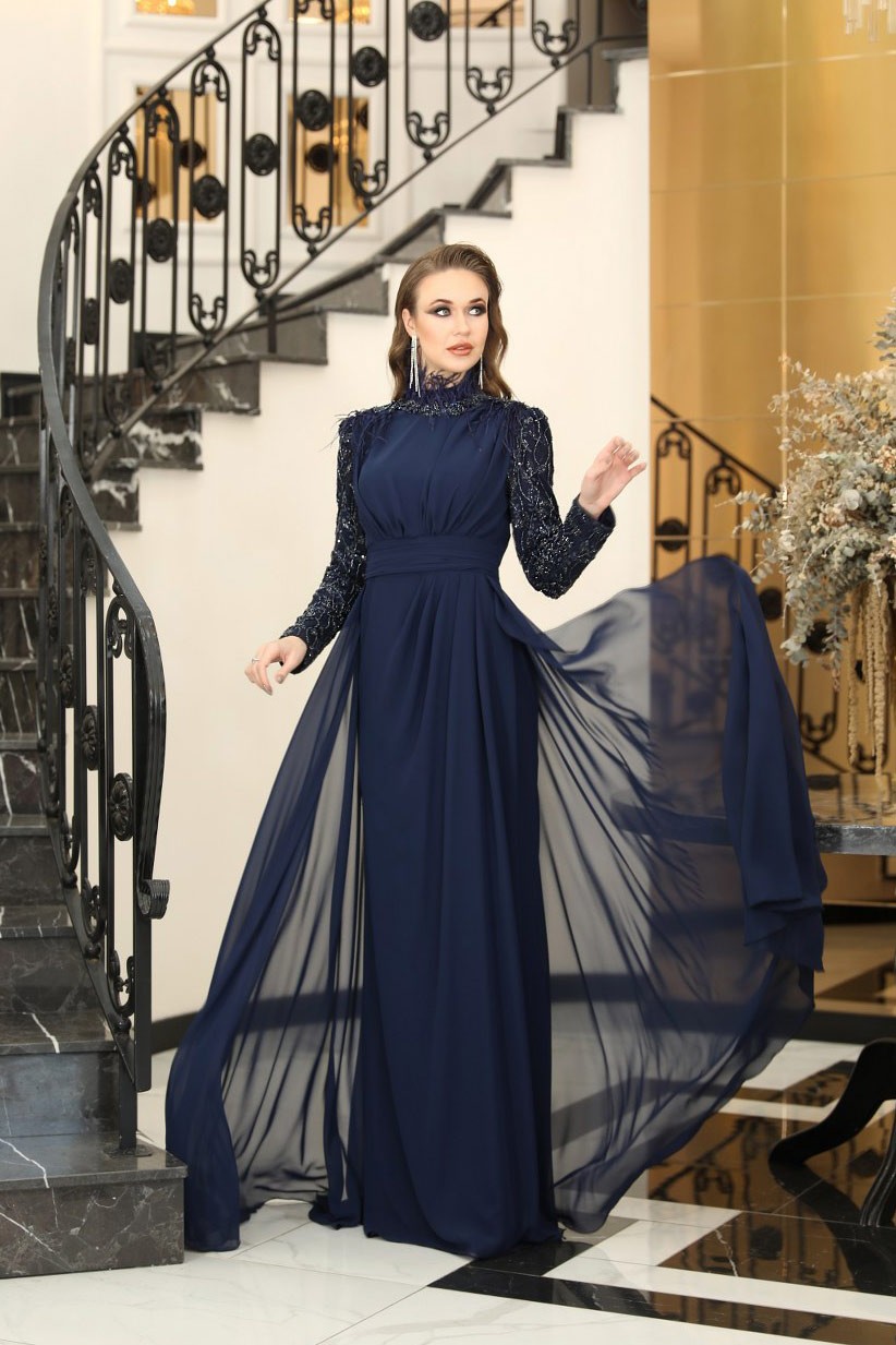 Elif Abiye Lacivert
