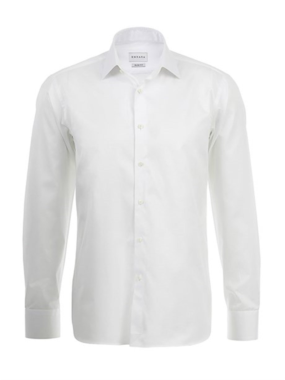 BEYAZ TWILL GÖMLEK EXCLUSIVE 100*2    Sedef Düğme