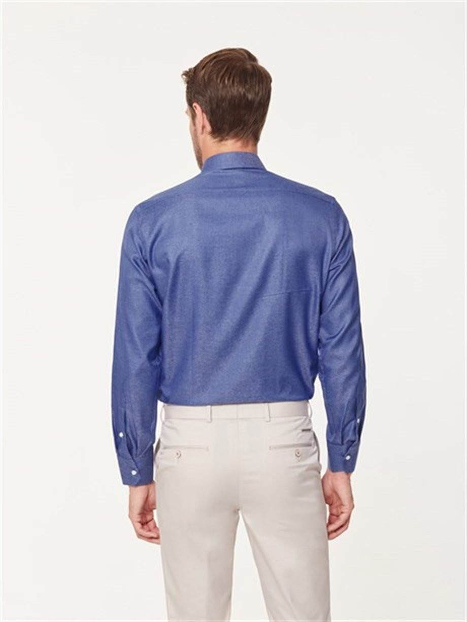 MAVİ GÖMLEK İTALYAN ALBİNİ KUMAŞ    Regular Fit