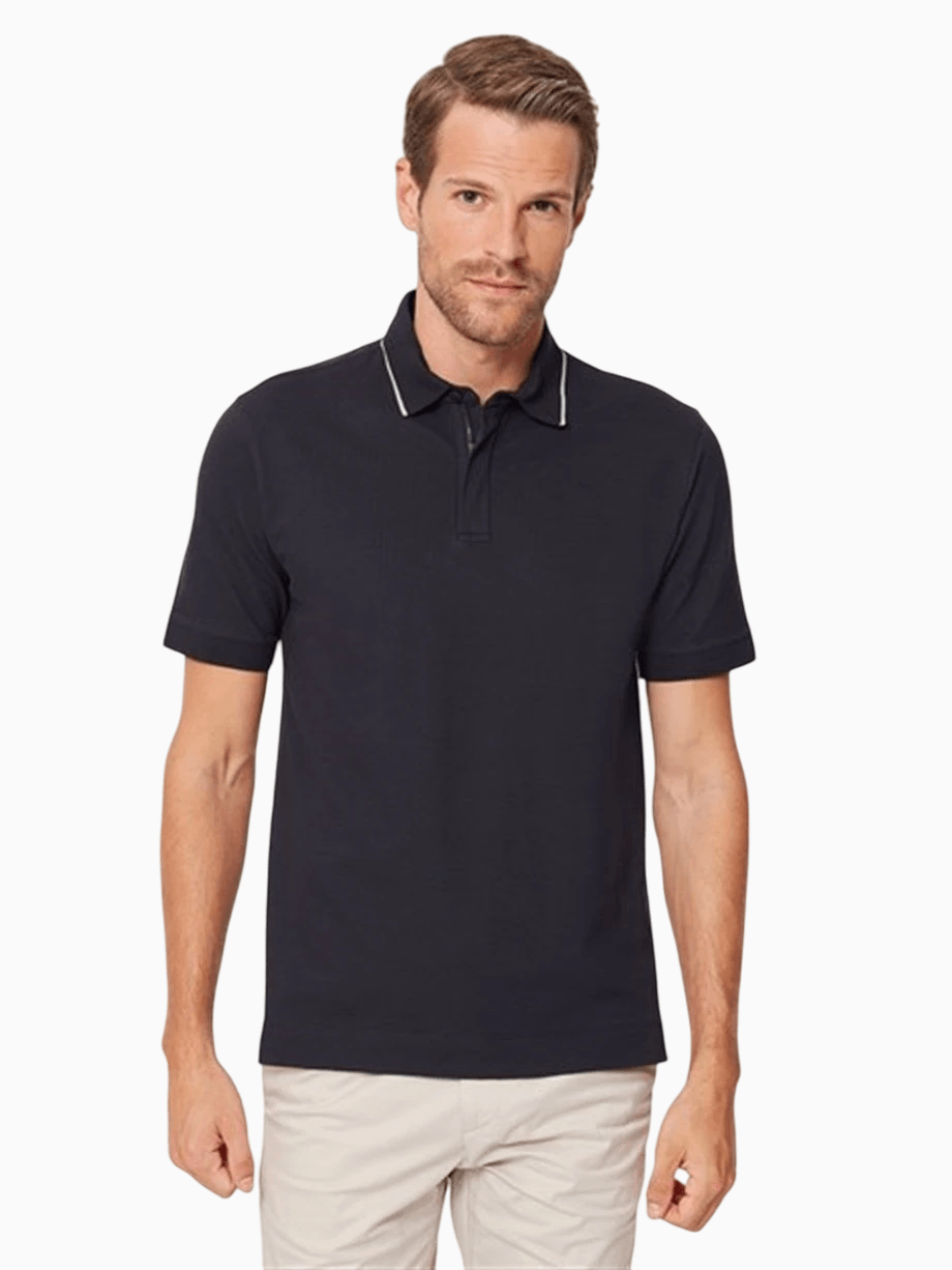 Fermuarlı Erkek Polo T-Shirt