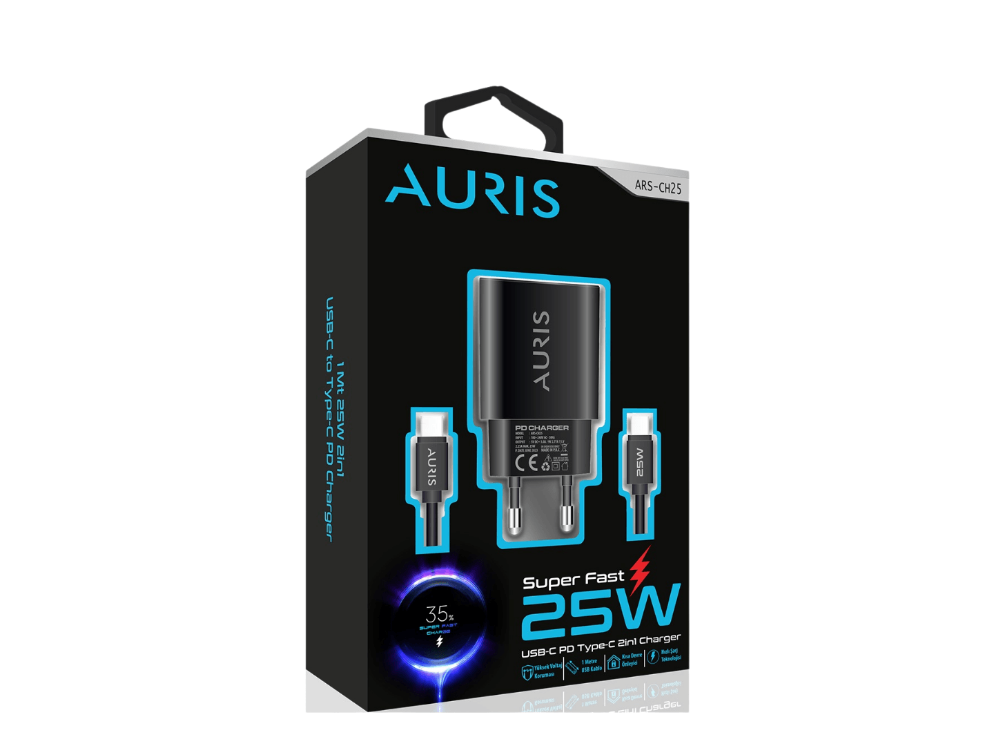 Auris CH25 25W Type-C Set