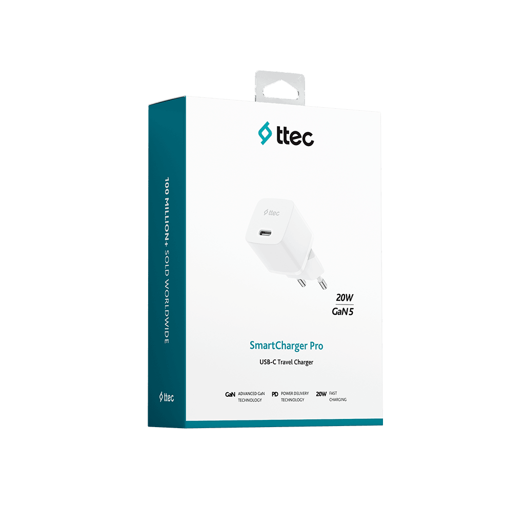 Ttec SmartCharger 20W PD Seyahat Hızlı Şarj Aleti