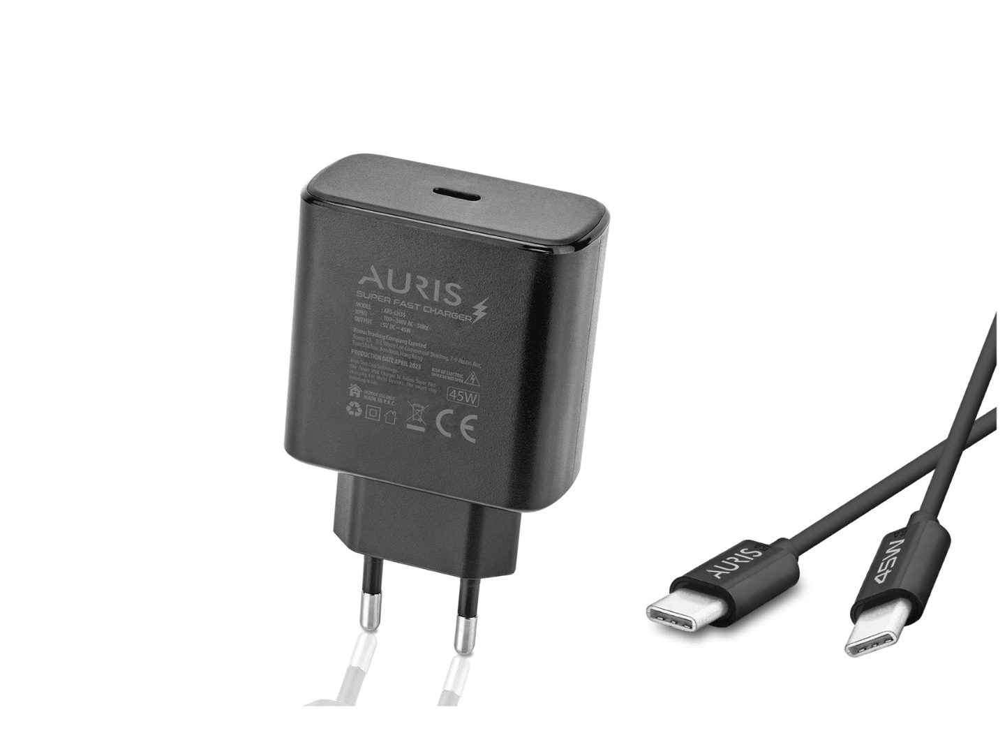 Auris CH35 45W Type-C Set Super Fast