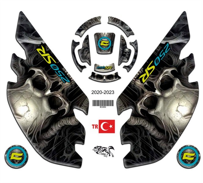CF MOTO 250 SR 2020 - 2024 UYUMLU FULL SET 002