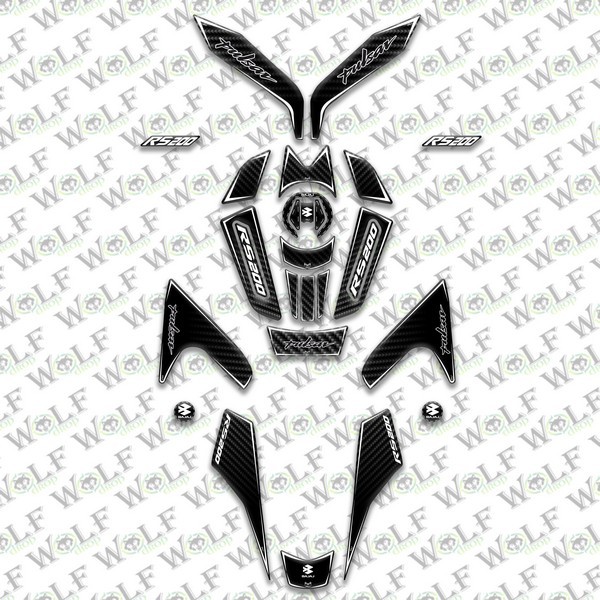 Bajaj Pulsar Rs 200 Full Damla Set - B51005
