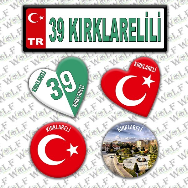 İllere Özel Damla Etiket  ( 39 Kırıklarelili )