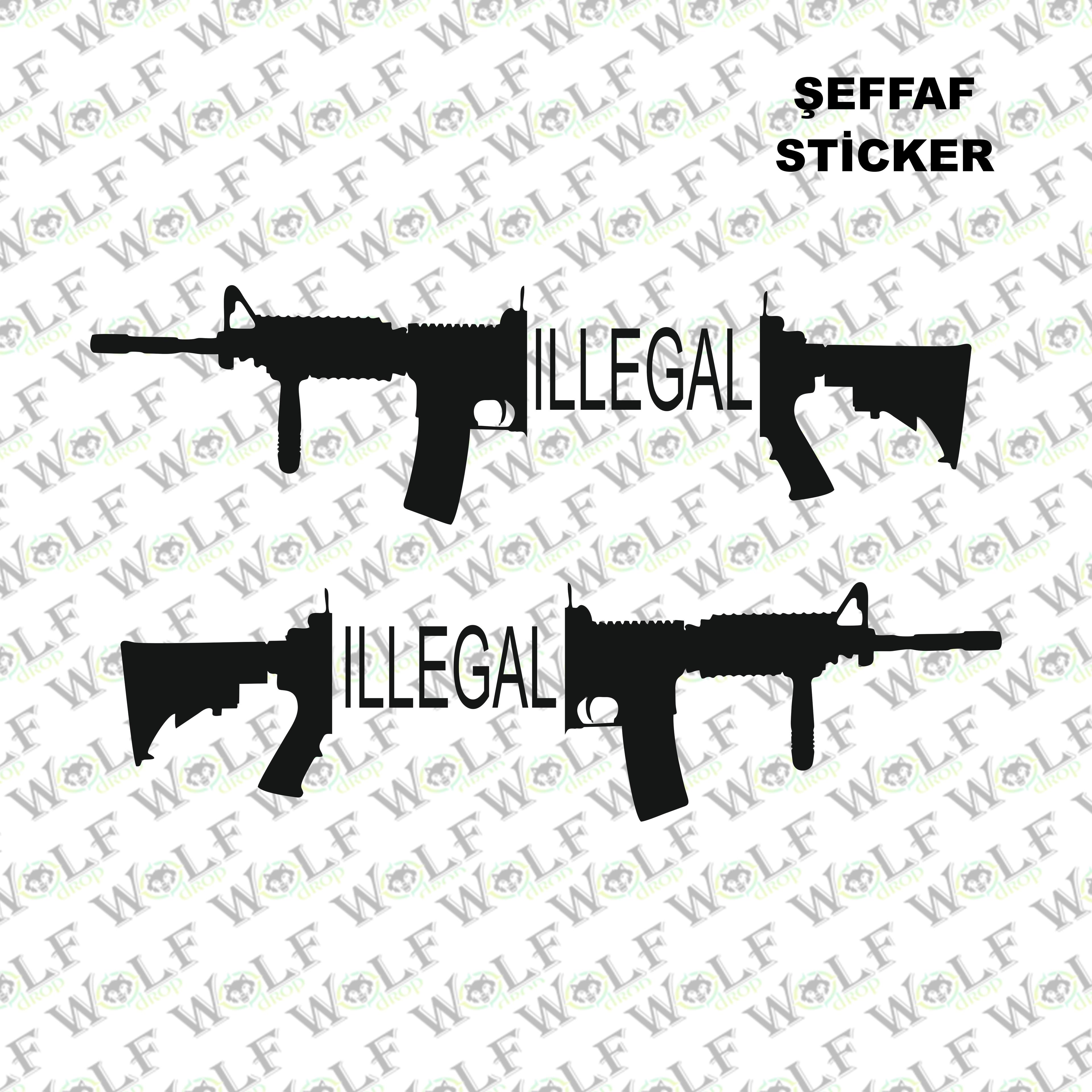 Tekli Sticker Şeffaf 035