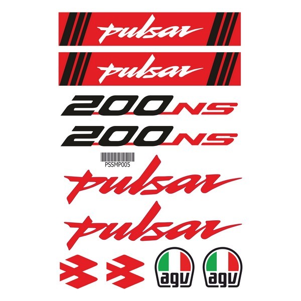 Pulsar NS 200 A4 Sticker 010