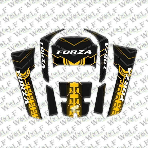 HONDA FORZA 2021 - 2024 UYUMLU TANKPAD 008