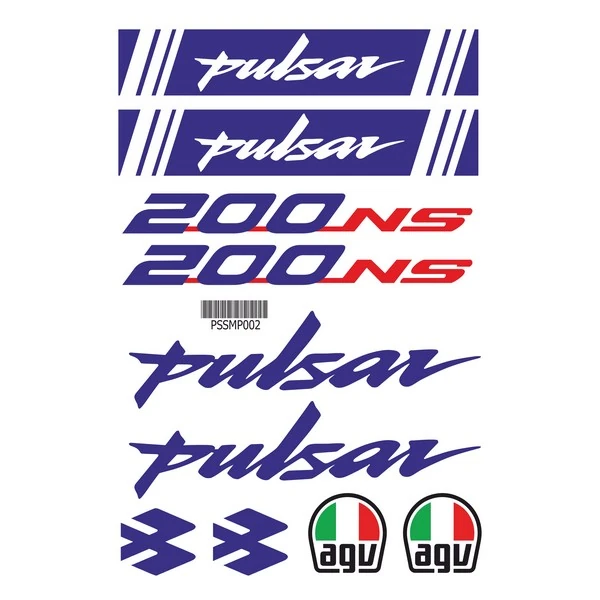 Pulsar NS 200 A4 Sticker 007