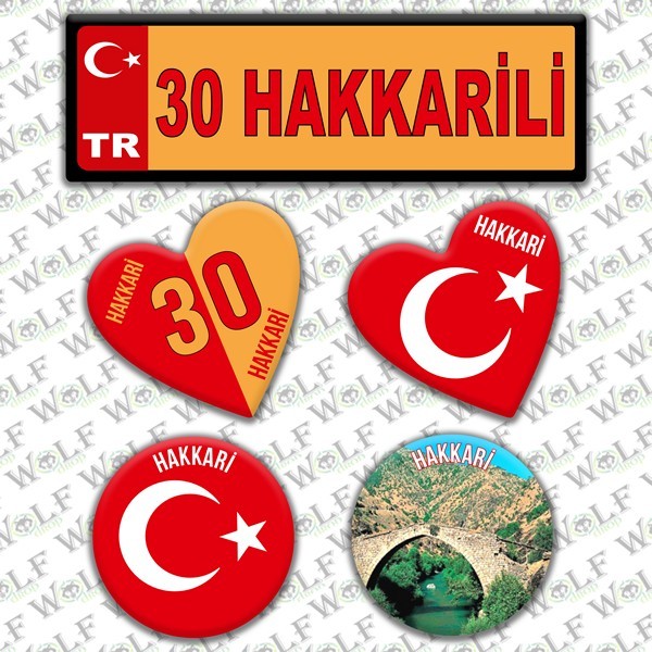 İllere Özel Damla Etiket  ( 30 Hakkarili )