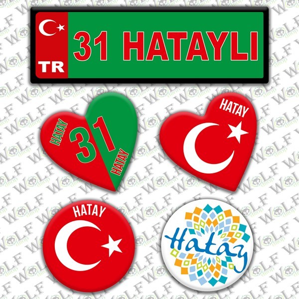 İllere Özel Damla Etiket  ( 31 İskenderunlu, Hataylı )