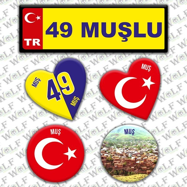 İllere Özel Damla Etiket  ( 49 Muşlu )