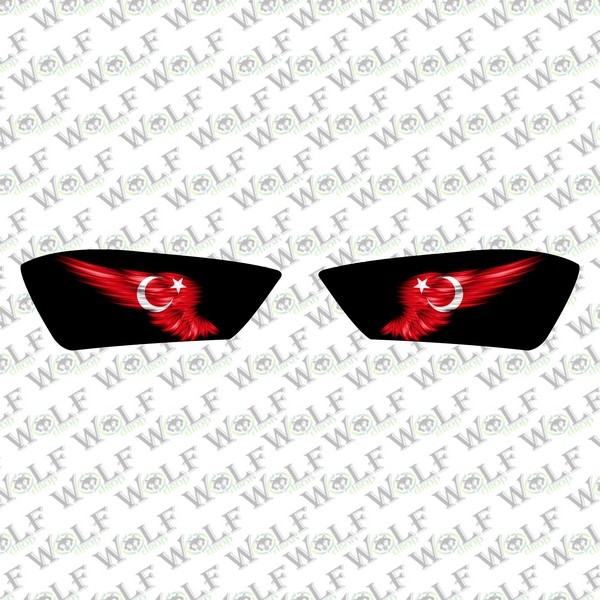 Yamaha R25 Uyumlu Far Sticker 028