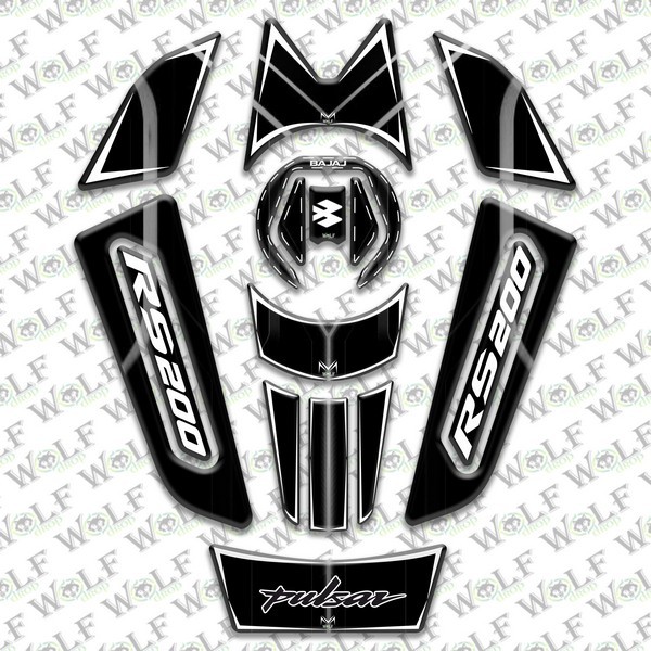 Bajaj Pulsar Rs 200 Full Damla Set - B51010