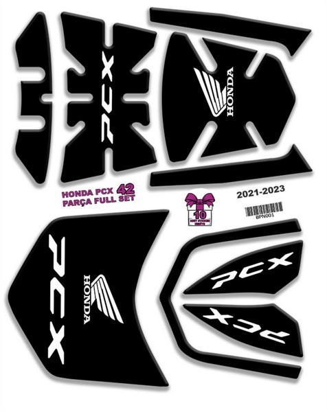 HONDA PCX 2021 - 2024 UYUMLU 42 PARÇA FULL SET 001