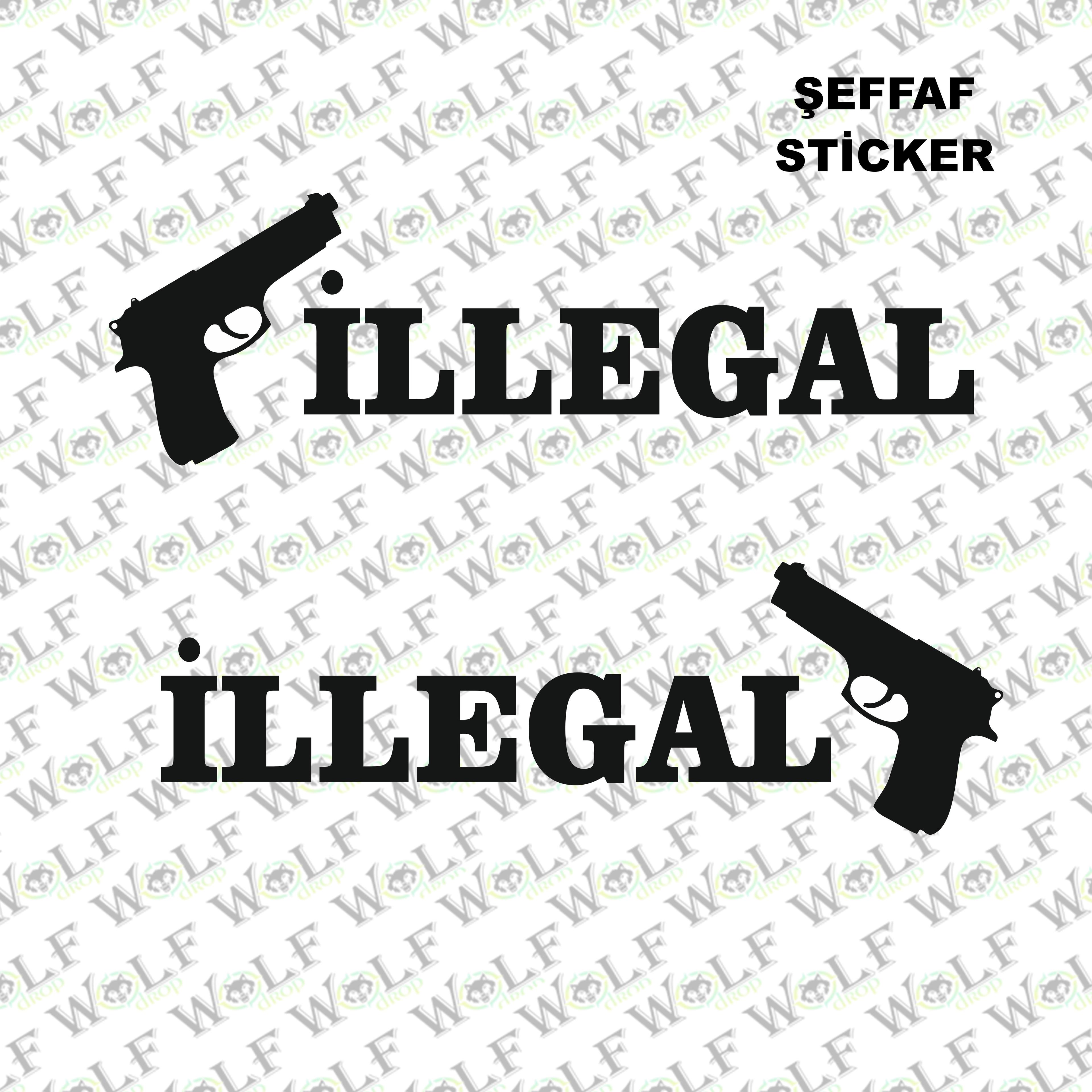 Tekli Sticker Şeffaf 033