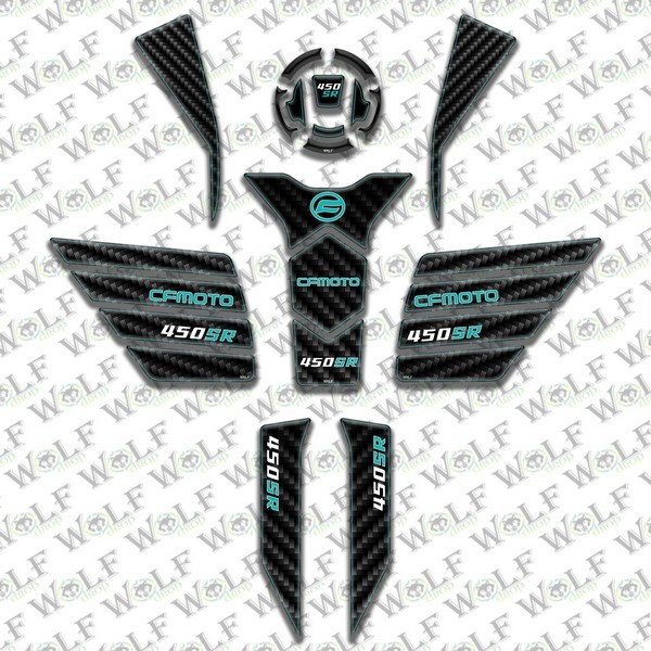 Cf moto 450 SR Full Set 2023 - 2024 - BC5TF005