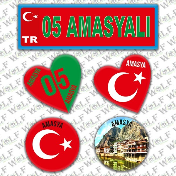 İllere Özel Damla Etiket  ( 05 Amasyalı )