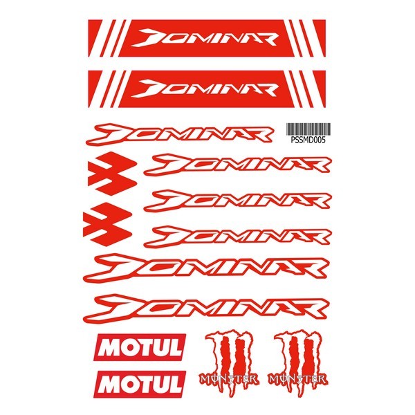 Pulsar Dominar A4 Sticker 005