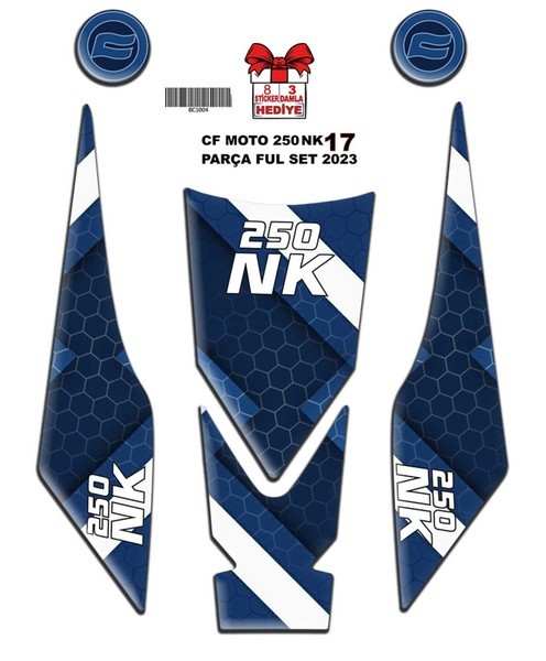 CF MOTO 250 NK 2023 - 2024 UYUMLU FULL SET 004
