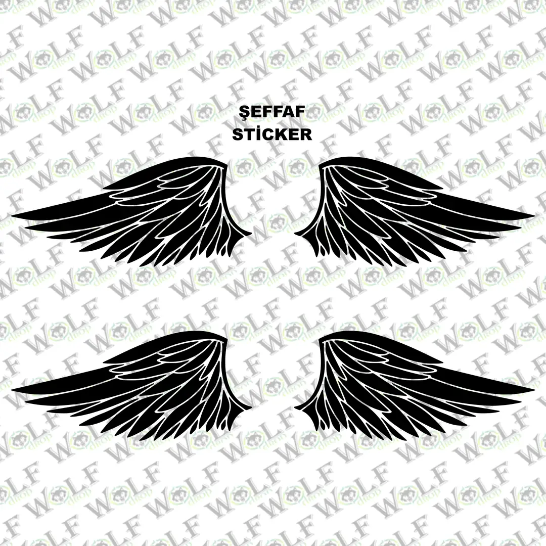 Tekli Şeffaf Sticker 021 - Araçlarınız İçin Şık ve Pratik Çözüm