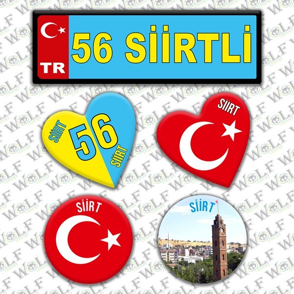 İllere Özel Damla Etiket  ( 56 Siirtli )
