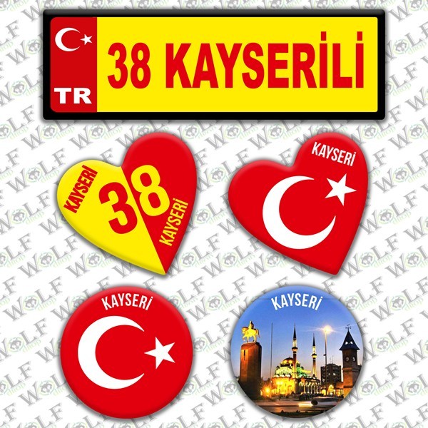 İllere Özel Damla Etiket  ( 38 Kayserili )