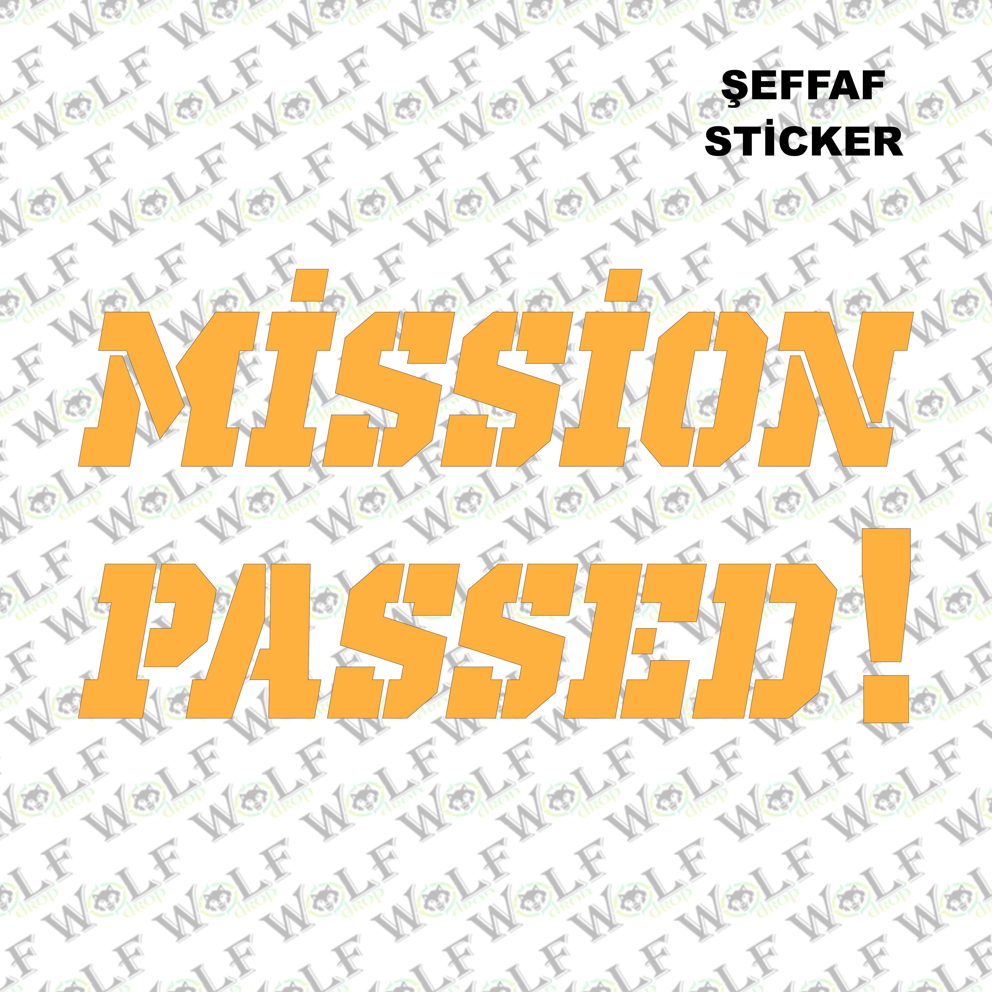 Tekli Sticker Şeffaf 036