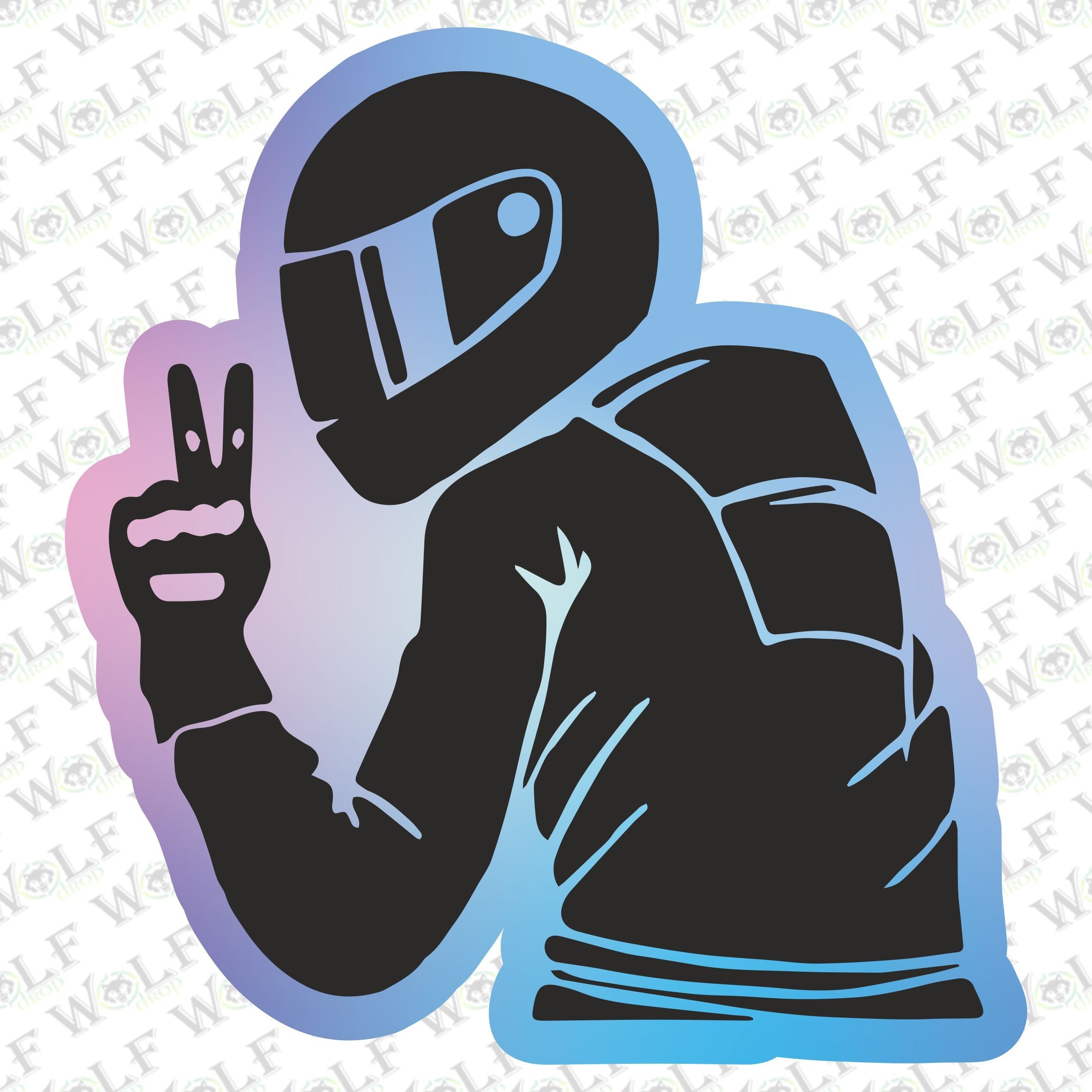 Hologram Sticker 009