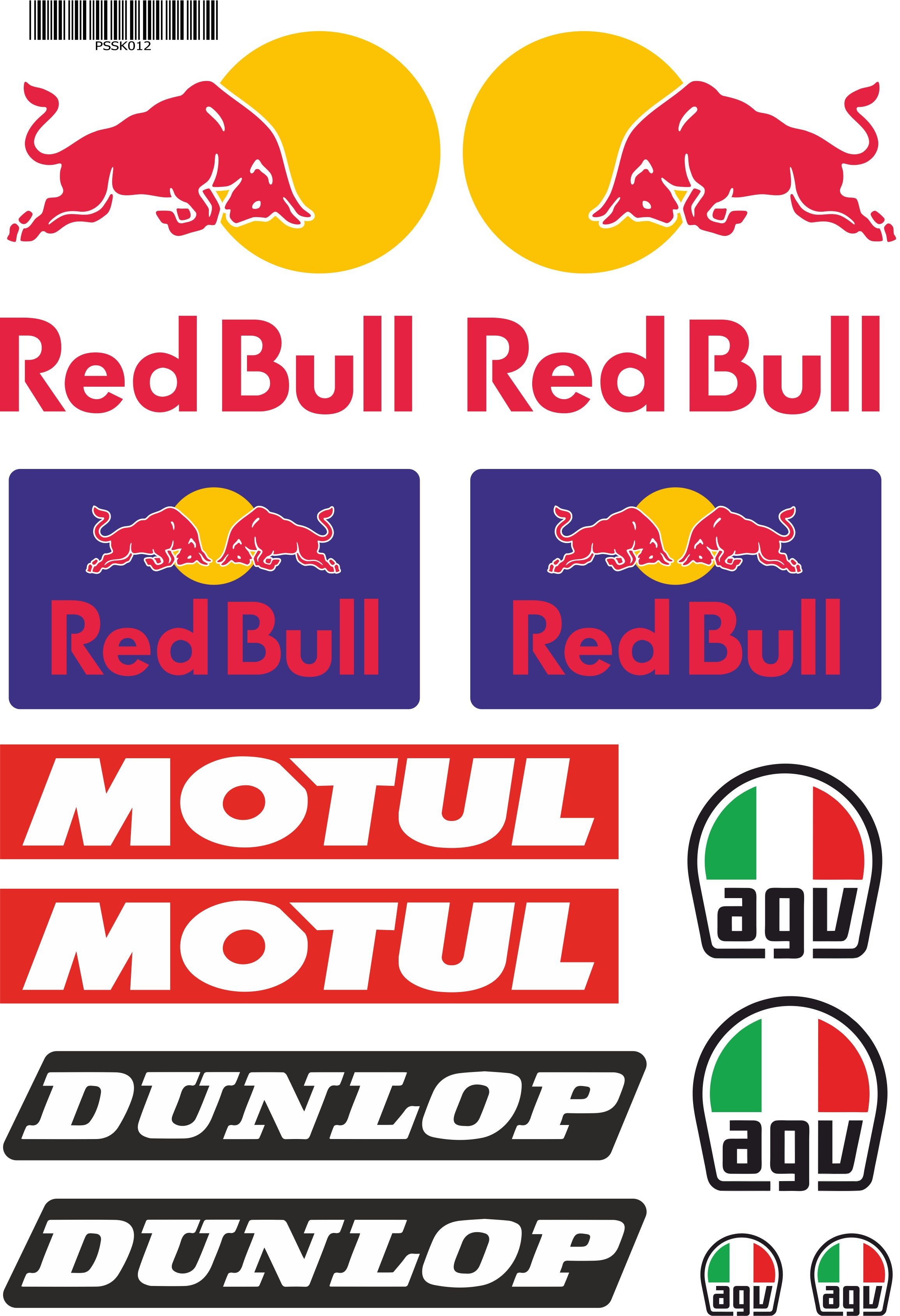 Karışık A4 Sticker 012