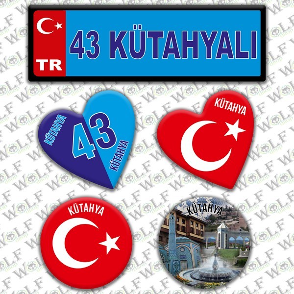 İllere Özel Damla Etiket  ( 43 Kütahyalı )