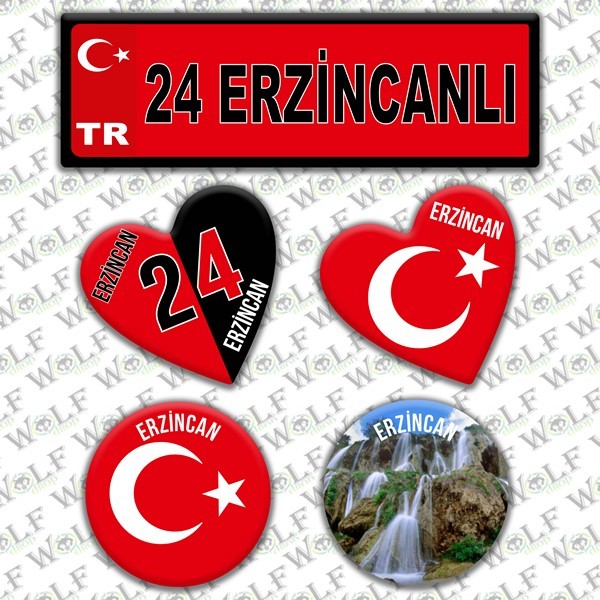İllere Özel Damla Etiket  ( 24 Erzincanlı )