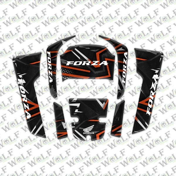 HONDA FORZA 2021 - 2024 UYUMLU TANKPAD 006