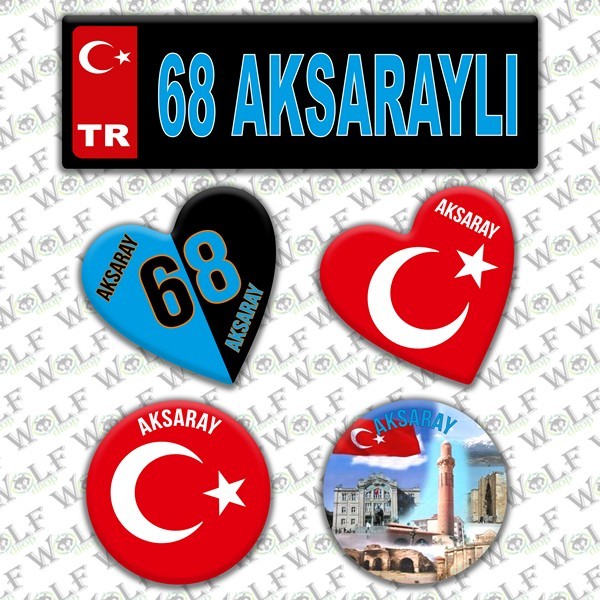 İllere Özel Damla Etiket  ( 68 Aksaraylı ) - Pİ275