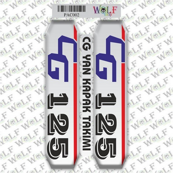 CG Akü Kapak Nikelajlı Damla Sticker 002