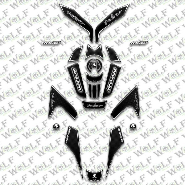Bajaj Pulsar Rs 200 Full Damla Set - B51006