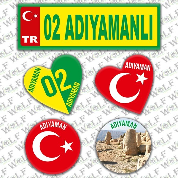 İllere Özel Damla Etiket  ( 02 Adıyaman )