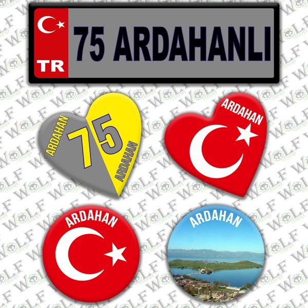 İllere Özel Damla Etiket  ( 75 Ardahanlı ) - Pİ305
