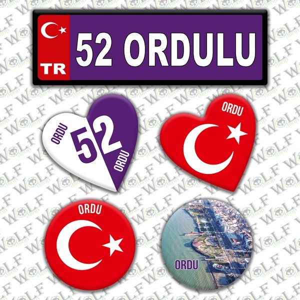 İllere Özel Damla Etiket  ( 52 Ordulu )
