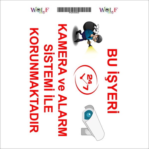 Kamera A5 Sticker 002