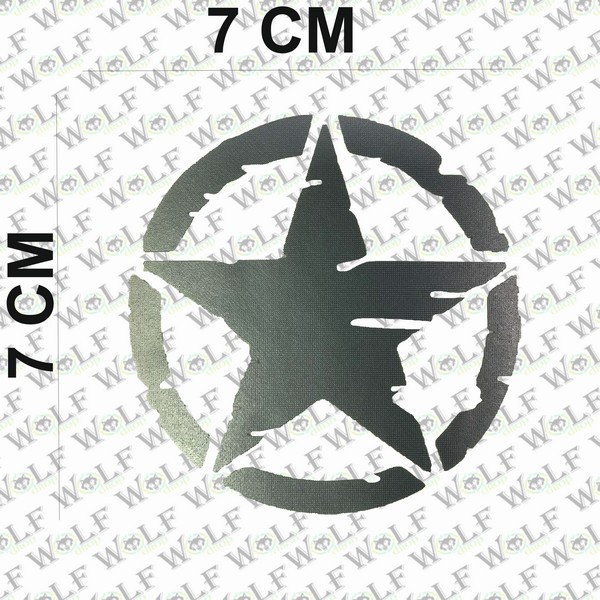 Transferli Sticker Yıldız Orta Boy