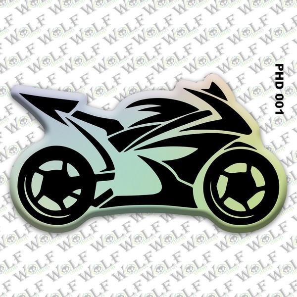 Damlalı Hologram Sticker 001